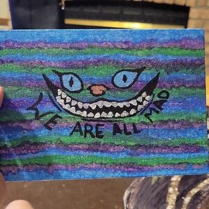 Colorful Striped Art Canvas - Blue, Green, Purple